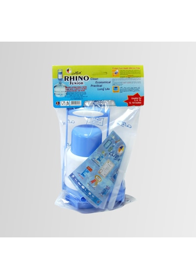 Rhino Junior Taşıma Saplı Filtreli-Kilitli Manuel Su Pompası Beyaz - Mavi