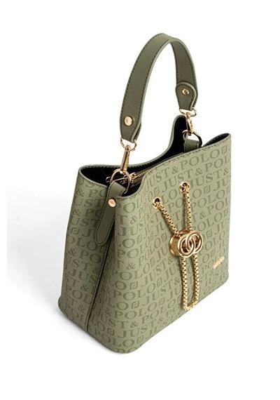 Kadın Günlük Kullanıma Uygun Ayarlanabilir Askılı Şık El & Omuz Çantası Shoulder Bag Yeşil