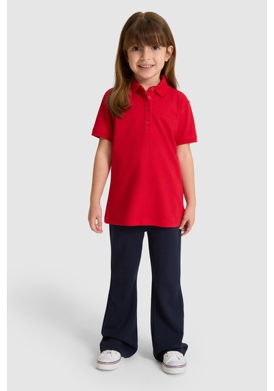 U.s. Polo Assn. Kız Çocuk Kırmızı Tişört Basic 50328218-vr030 Kirmizi