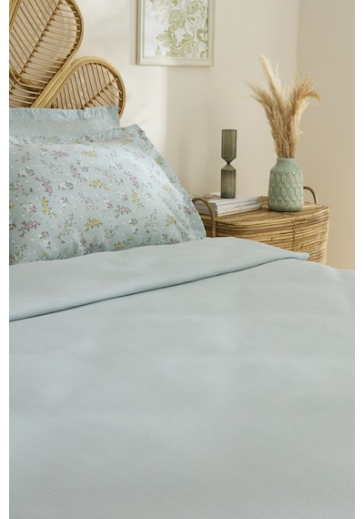 Karaca Home Noa Bambu Tek Kişilik Pike Takımı Mint Mint