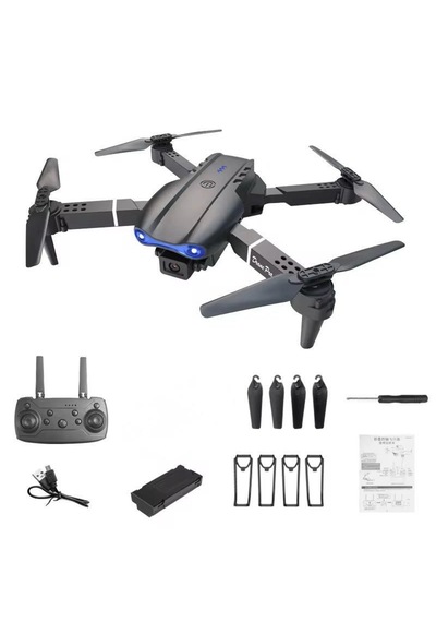 E99 Kumandalı, Katlanabilir, Profesyonel Hd Kamera, Wifi, Drone