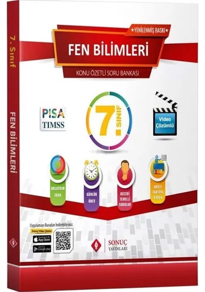 7 Sınıf Fen Bilimleri Modüler Set Sonuç Yayınları