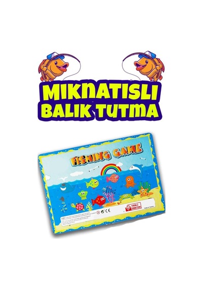 Mıknatıslı Balık Tutma Puzzle Oyunu