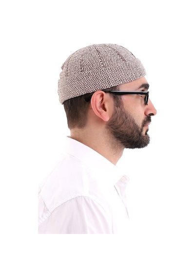 Kışlık Kadife Takke - Kahverengi