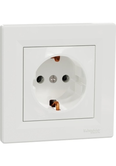 Schneider Electric EPH2900121 Asfora Topraklı Priz Çerçeve 10 Adet