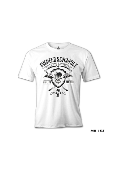 Avenged Sevenfold - Hail To The King Beyaz Erkek Tshirt