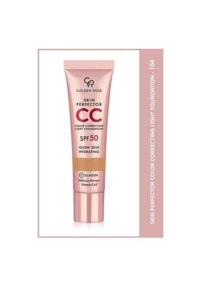 Skin Perfector Color Correcting Light Foundation 104 Warm Honey