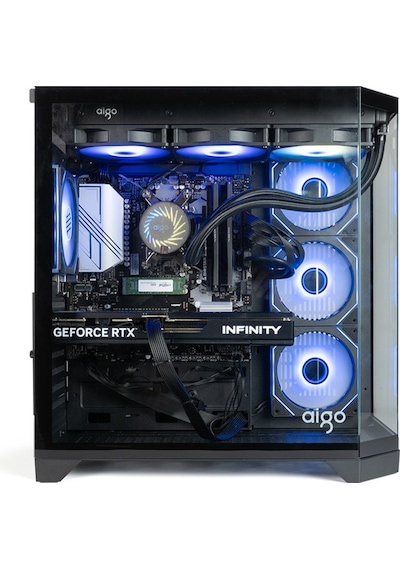 Aigo Darkflash Ft418 Pro At-750w 80+ Bronze Usb3.0 4 12cm Fan Siyah Atx Oyuncu Kasası