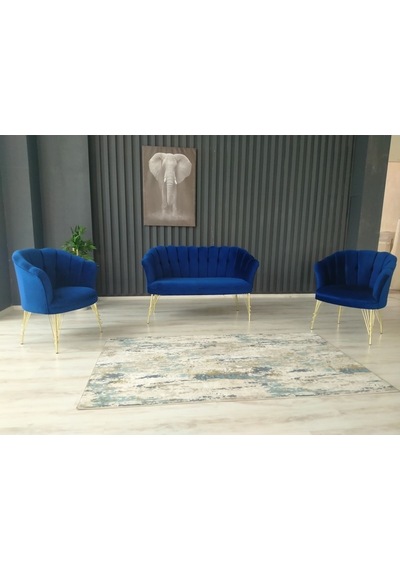 Garden House Parliament Saks Mavi Kumaş Metal Ayak Ofis Koltuk Takımı Bekleme Çay Seti Koltuk Takımı Mavi Garden House Parliament Saks Mavi Kumaş Metal Ayak Ofis Koltuk Takımı Bekleme Çay Seti Koltuk Takımı Mavi