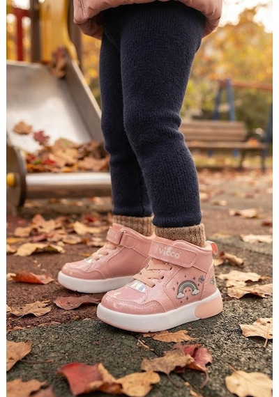 Vicco Şira Pudra Anatomik Rahat Sneaker Işıklı Kız Çocuk Bot 946.b26k.257