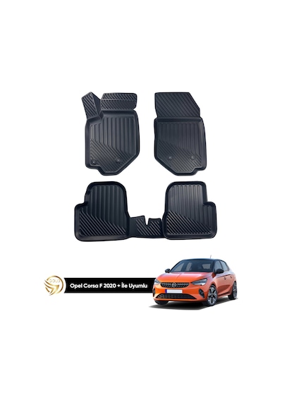 Skoda Fabia 2022+ 3d Birebir Uyumlu Havuzlu Kauçuk Bohem 3d Oto Paspas