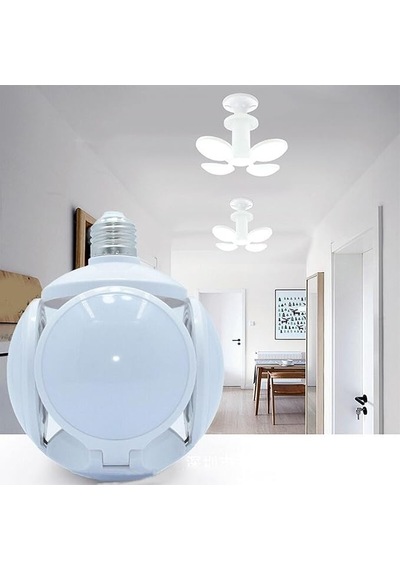 30 Watt, Gün Işığı Renkli Katlanır Led Ampul, Enerji Tasarruflu, 3000 Kelvin Dekoratif Led Ampul