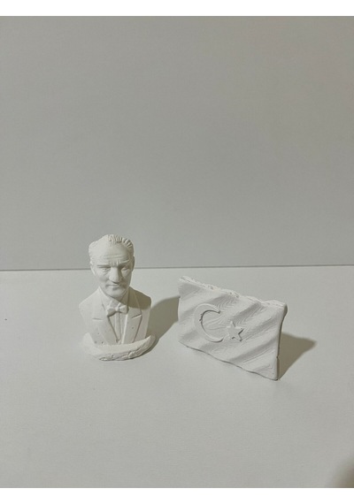 Atatürk-bayrak 2'li Bıblo Set