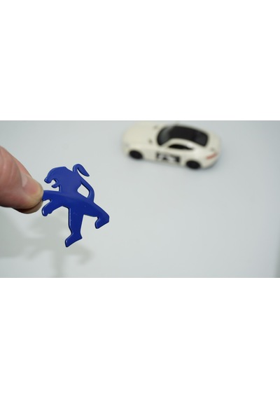 Dk Tuning Direksiyon Mavi Logo Amblem Arma Peugeot İle Uyumlu
