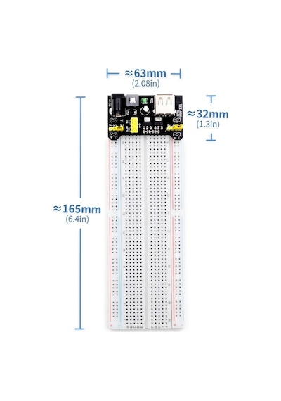 Breadboard Mb-102 830 Hücre Mb102 Büyük Boy Bread Board Proto