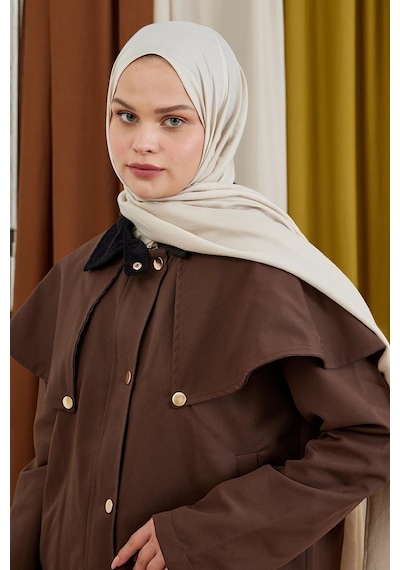Deserto Fashion Modal Şal Düz Renk-3592 Çok Renkli