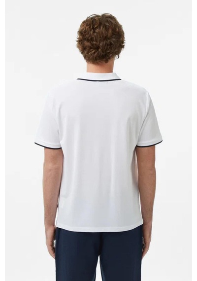 Nautica Erkek Beyaz Regular Fit Polo Yaka T-shirt-14587