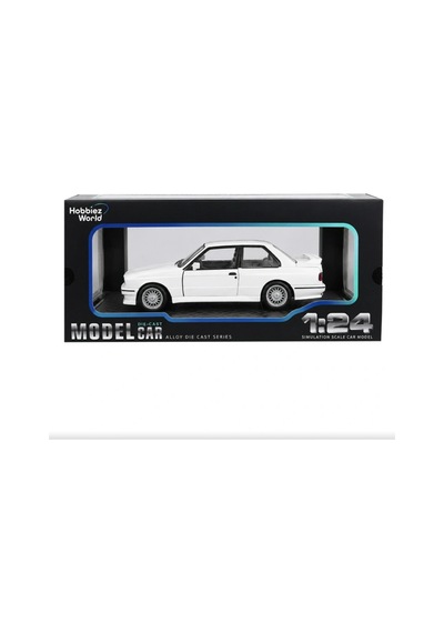 Bezos 1901-440a World 1/24 M3 Street Edition Metal Model E30 Dmc