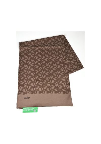 Benetton Elegante Uno Şal 1023 Koyu Kahve