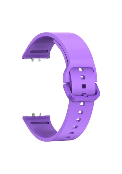 Forzacase Samsung Galaxy Fit 3 Uyumlu Tokalı Silikon Kordon Kayış - Fc440 Lila