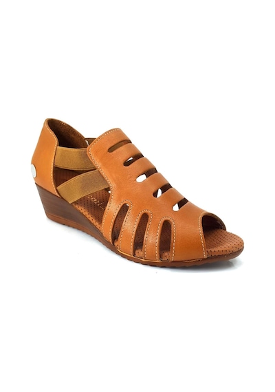 Mammamia 630 23ys Günlük Bayan Sandalet Taba Taba