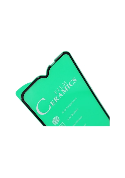 Oppo A91 Siyah Seramik Nano Ekran Koruyucu Tam Kaplayan Kırılmaz Esnek Cam