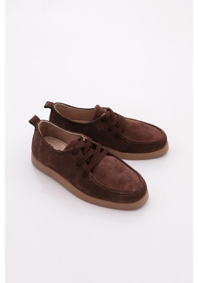 Dgn 805 Kadin Oxford Ayakkabi Kahve Süet
