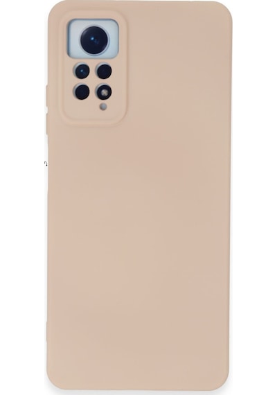 Newface Xiaomi Redmi Note 12 Pro 4g Kılıf Nano İçi Kadife Silikon - Pudra pudra