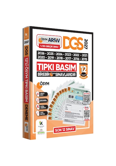 2026 DGS Çıkmış Soru Tıpkı Basım ÖSYM TAM Kitapçık SAY-SÖZ-TM 12li Deneme D. Çözümlü Türkiye Geneli