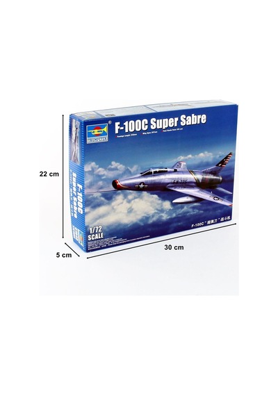 1/72 F-100c Super Sabre Savaş Uçağı Maketi, Trumpeter 01648