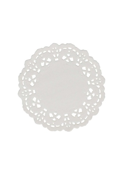 Dantelli Bardak Altlığı 500 Adet 9 - 12 CM 9 CM Beyaz