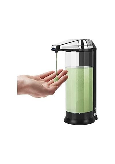 Smartgift Sensörlü Sıvı Sabunluk 500ml Dezenfektanlık Fotoselli Otomatik Sıvı Sabunluk 000 Açık Krem