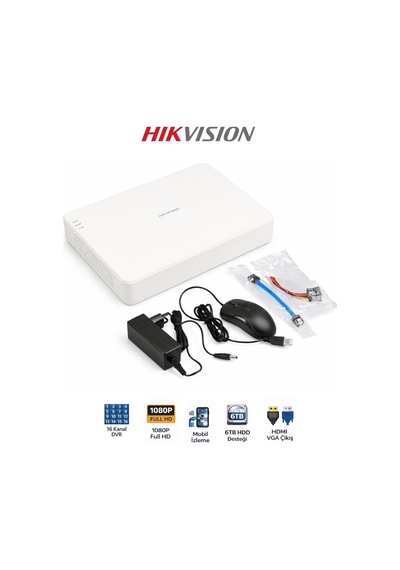 Ds-7116hghı-m1 16 Kanal Mini Dvr H.265+ Kayıt Cihazı