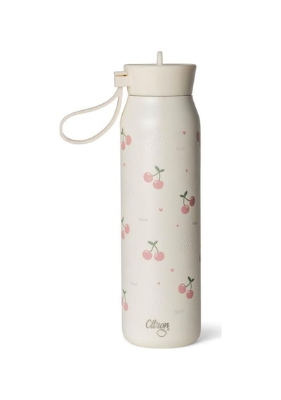 Citron 3 Katmanlı Paslanmaz Çelik Termos Seti 350 Ml - Cherry Beyaz