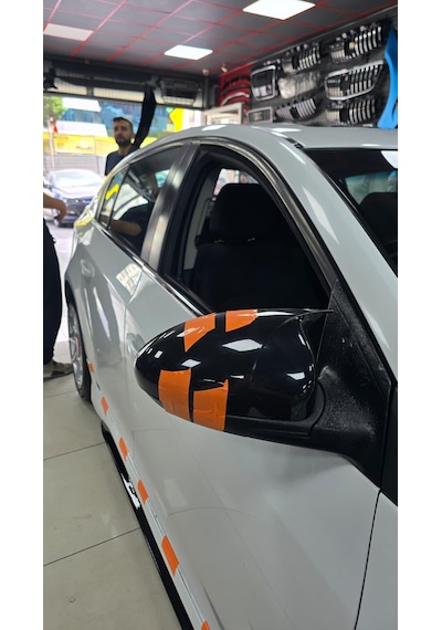 Chevrolet Cruze 2009-2015 Batman Ayna Kapağı Parlak Siyah Plastik