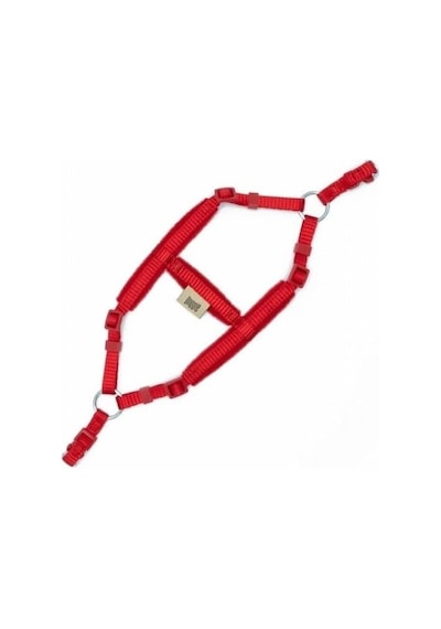 Polar Ronin Dokuma Köpek Göğüs Tasması, Kırmızı, 1x30-35 Cm Genel