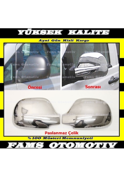 Mercedes Vito W639 Krom Ayna Kapağı 2 Prç. 2003-2010 P. Çelik