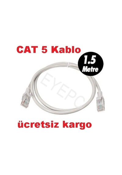 1 5 Metre Cat5 Lan Eternet Internet Kablosu C-1 5