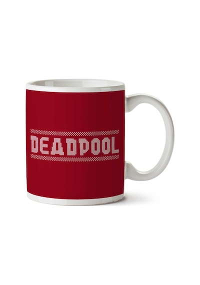 Christmas Knit Deadpool Whıte İki Tarafı Baskılı Kupa Bardak