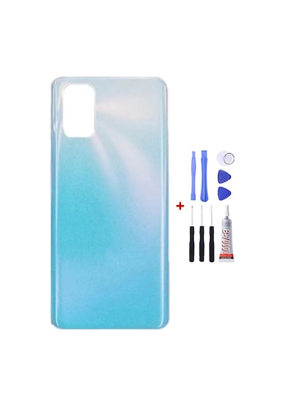 Oppo A72 Beyaz Arka Cam Kapak Pil Kapağı Tamir Set B7000 Set Beyaz