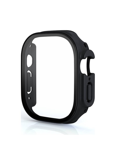 Watch Ultra 49mm Nrtk 01 Kasa Ve Ekran Koruyucu - Siyah