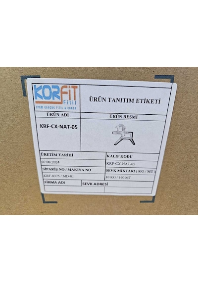 Pvc Tadilat Contası Nat-05 Kutu 160 Metre Diğer