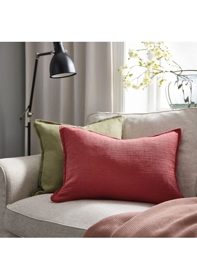 Ikea Lagerpoppel Yastık Kılıfı 40 X 58 Cm Kırmızı