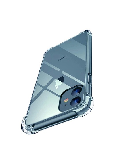 İphone 12 Mini 5.4 Anti-drop Silikon Kılıf Shockproof Şeffaf Kılıf- 5775 Mh-hs6759-7797