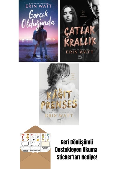 Gerçek Olduğunda + Düşmüş Vâris Royal Serisi 5. Kitap + Paramparça Prens Royal Serisi 2. Kitap
