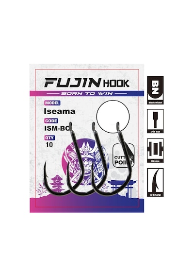 Fujin Iseama Deliksiz Düz Olta Kancası (537271624)