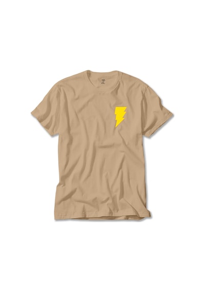 Black Adam Yellow Logo Yeşil Tişört