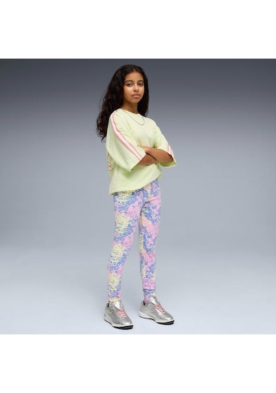 Puma Çocuk Tayt Aop High Waist Çok Renkli