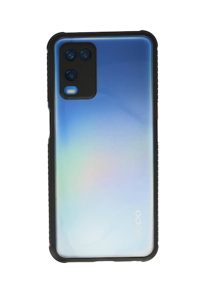 Oppo A54 4g Kılıf Miami Şeffaf Silikon - Siyah -