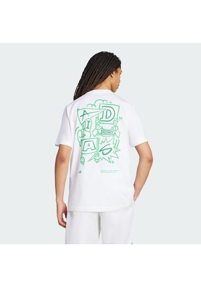 Adidas Stadium Crowd Loose Graphic Erkek Tişört C-adıjx7475e50a00 Beyaz